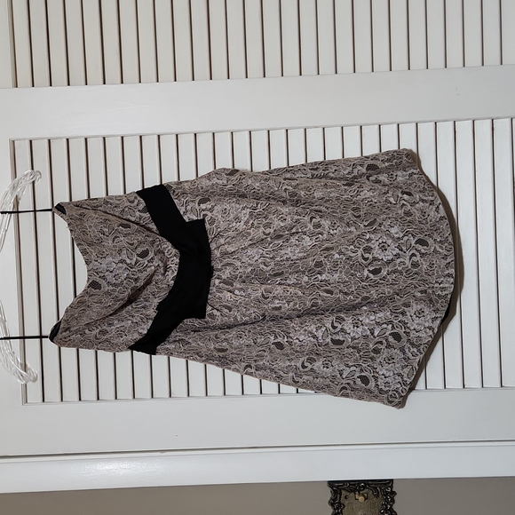 Y2K H&M stapless lace cocktail dress - Picture 1 of 7